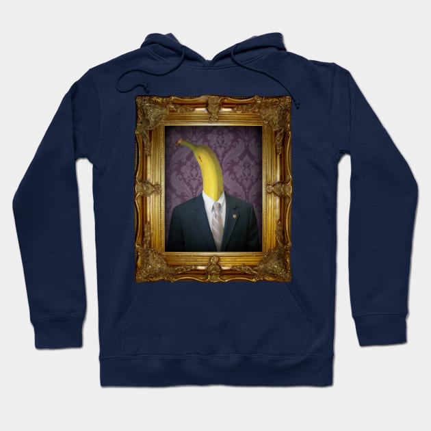 Banana Man in Vintage Frame Hoodie by FaceTheStrange